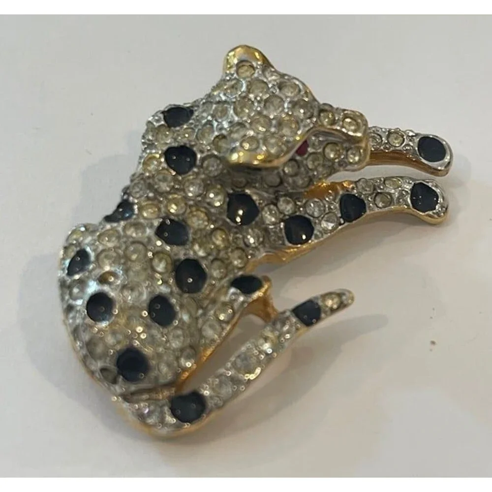 Vintage Leopard Brooch